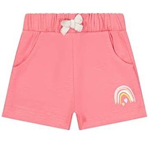 Salt And Pepper Baby Girls Shorts RainbowPrint Shorts, Flamingo Pink, Normaal Meisjes, Flamingo Roze, Normal