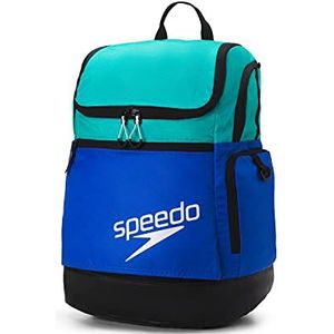Speedo Teamster 2.0 rugzak, uniseks, groot, 35 liter, blauw/keramiek 2.0, Eén maat