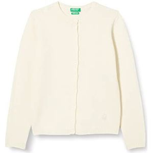 United Colors of Benetton Coreana shirt M/L 1244C500C cardigan-pullover, wit 000, L voor meisjes