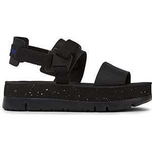 CAMPER Oruga Up-k201239 Damessandalen met sleehak, zwart, 41 EU