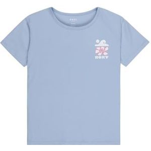 Roxy - Lily Night - T-shirt - Vintage Blue - Korte Mouwen voor Meisjes 4-16