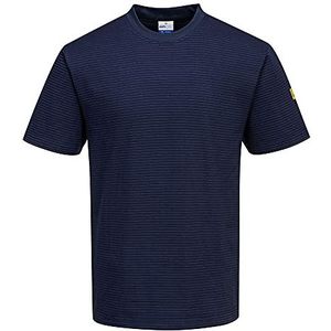 Portwest Antistatisch ESD T-Shirt Size: XXL, Colour: Marine, AS20NARXXL