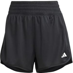 adidas Dames Pacer Essentials Knit High Rise Korte Shorts, S 5 inch Zwart, Zwart, S