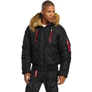 Alpha Industries PPS N2B Anorack voor heren Black/Red