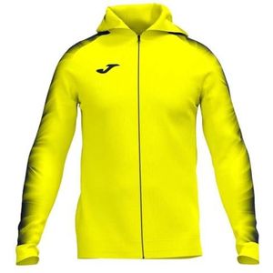 Joma - Dames Sweatshirt - Elite XI - Capuchon, fluor geel-zwart, M