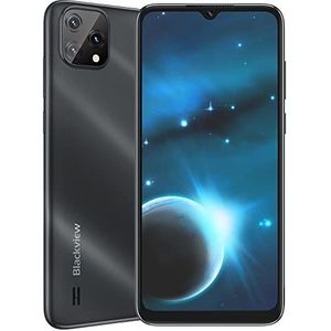 Blackview Mobiele telefoon Android 11 A55 4G Smartphone, 6,528 inch display, 8 MP + 5 MP camera's, quad-core 3 GB + 16 GB, batterij 4780 mAh, Dual SIM/TF/GPS mobiele telefoon