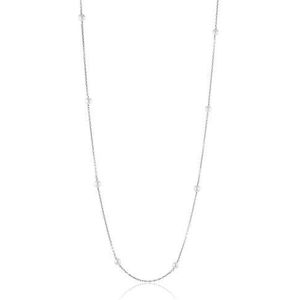 Pandora, 591023OXP-80, halsketting voor dames, zonder sluiting, sterling zilver, geoxideerd 80 cm