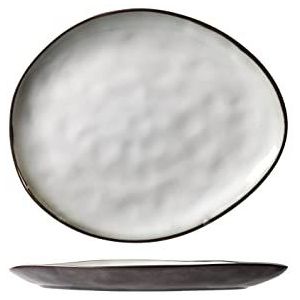 Cosy & Trendy Ovale borden van porselein, 19,5 x 16 cm, 6 stuks