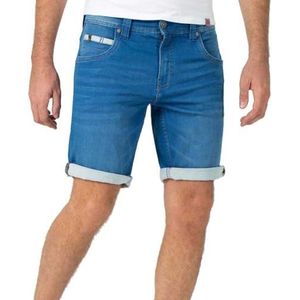 Timezone Heren Slim Scottytz Shorts, blauw (Blue Pacific Wash 3280), 40