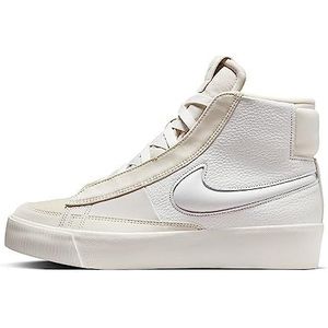 NIKE Dames BLAZER MID VICTORY Sneaker, Summit WIT/WHITE-PHANTOM-LIGHT CREAM, 7 UK, Summit Wit Wit Phantom Licht Crème, 41 EU