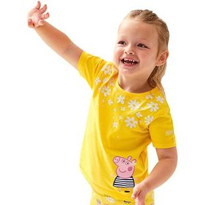 Regatta Peppa Tee T-shirt Uniseks kinderen, maïsgeel, 4 Jaren