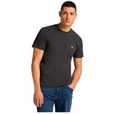 Lee Mens Patch Logo Tee T-Shirt, Washed Black, XL
