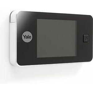 Yale 45-0500-1432-00-50-11 - standaard digitale deurspion 500 - live viewing - hoogwaardige camera - wit