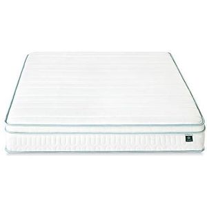 Zinus Matras 120 x 190 cm, hoogte 25 cm, matras met traagschuim binnenveringmatras, hybride matras