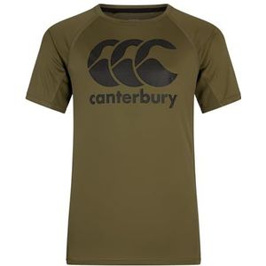 Canterbury van Nieuw-Zeeland Kid's Superlight T-shirt met korte mouwen, Capulet Olive, 12