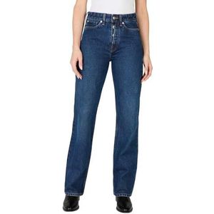 Pepe Jeans Dames Straight Jeans Hw Deep Ocean, Jeans, Blauw, 29W/30L, Blauw (Denim), 29W / 30L