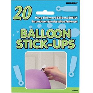 Unique Party 49399 - Feestballon Stick Ups, 20 stuks
