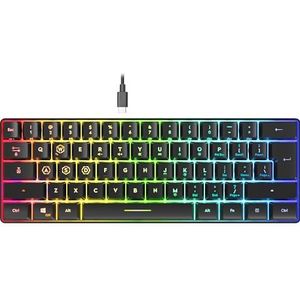 Speedlink LETOS - Gaming Toetsenbord - Zwart - 60% - Bedraad - RGB Achtergrondverlichting