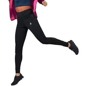 ODLO Dames Zeroweight Warm Run Panty Leggings, Zwart, Groot