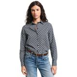 GANT - Casual Overhemd - Marineblauw - Katoen - Lange Mouwen