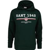 GANT - Sweatshirt - Bloedrood - Capuchon - Logoprint