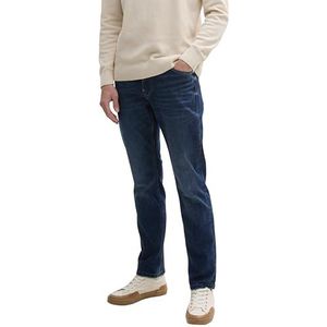 TOM TAILOR Josh Regular Slim Jeans voor heren, 10173 - Dark Stone Blue Black Denim, 32W / 32L