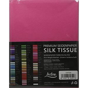 Premium zijdepapier Silk Tissue - 10 vellen (50 x 75 cm) - kleur naar keuze (Cerise)