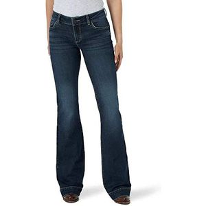 Wrangler Retro Mae middelhoge jeans met brede pijpen voor dames, 3-34