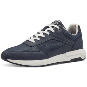 s.Oliver Heren 5-13603-42 sneakers, marineblauw, 41 EU, Donkerblauw, 41 EU