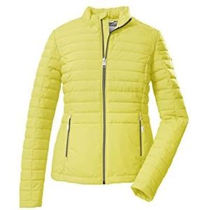 killtec Women's Gewatteerde jas/jack in donzen look KOS 116 WMN QLTD JCKT, light lime, 38, 37926-000