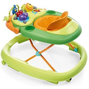 Chicco - Walky Talky - Baby Walker Loopstoel - Groot Speeloppervlak - Veilig en Comfortabel - In Hoogte Verstelbaar - Compacte Sluiting - 6+ Maanden - Groen
