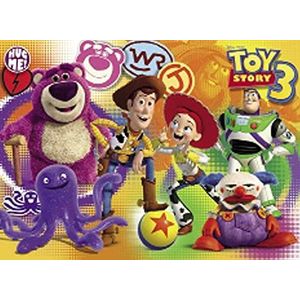 Clementoni 20031.3 - puzzel Magic 3D - 104 stuks Toy Story 3 - One verhaal, twee zijden