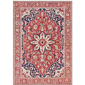 Elle Decor Design tapijt, oosters, Tatriz, woonkamertapijt, 160 x 230 cm, 100% polyester, geschikt voor vloerverwarming, robuust, eenvoudige reiniging), Orientrood