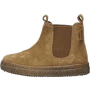 Naturino - Figus - Kuitlaarzen - Lichtbruin - Fluweel - Leer