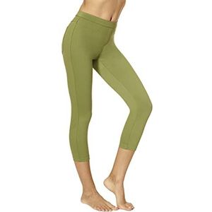 No nonsense womens Classic Denim Capri With Pockets Leggings Pants, Fatigue, XX-Large US