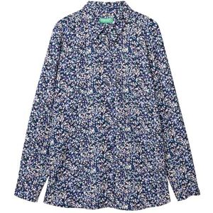 United Colors of Benetton Dameshemd, Blauw, XXS