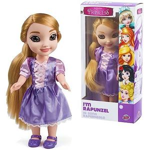 FAIRYTALE PRINCESS, Pop 25 cm, met prinsessenoutfit en accessoires, Rapunzel, speelgoed voor kinderen vanaf 3 jaar, FAT002
