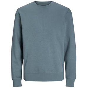 JACK & JONES Mannelijk sweatshirt met ronde hals, effen sweatshirt met ronde hals, Goopenhablauw, XXL