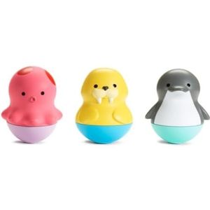 Munchkin Bath Bobbers, drijvend speelgoed voor babybad, activiteitenspeelgoed voor baby's en peuters, BPA-vrij, babybenodigdheden, 3 stuks