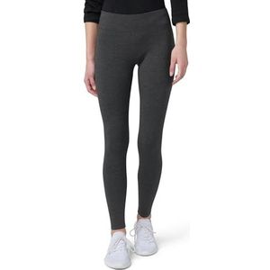 HUE Ultra katoenen legging voor dames met brede tailleband | Modieuze legging, grafiet-heide, S