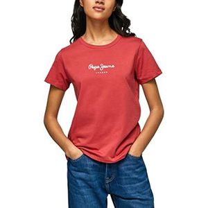 Pepe Jeans Dames Wendy T-shirt, Rood (Studio Rood), XS