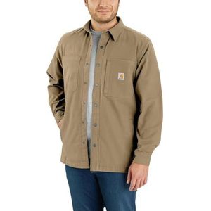 Carhartt - Fleece Lined Snap Front Shirt Jac 105532 - Werkjack - Zwart