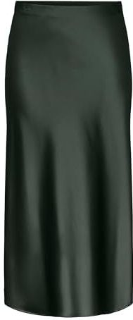 Yas - Pella - Midi Rok - Polyester Satijnen Stof - Onder de Knie