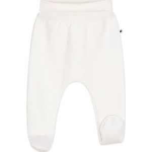 Petit Bateau Uniseks babybroek voor voeten, wit, 0 Maanden