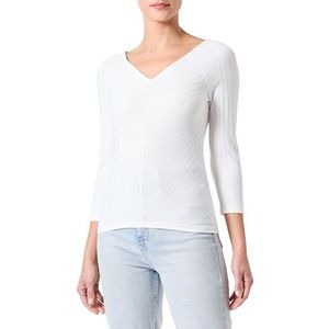ONLY Dames Onlinga L/S V-hals Top Cc JRS shirt met lange mouwen, cloud dancer, M