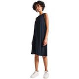 Street One - Mouwloze Jurk - Blauw