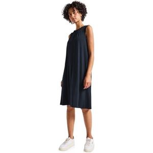 Street One - Mouwloze Jurk - Blauw