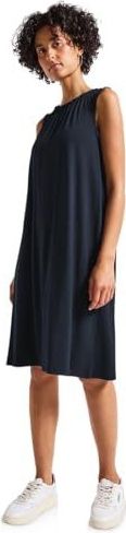 Street One - Mouwloze Jurk - Blauw