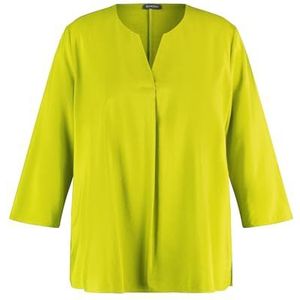 SAMOON blouse 3/4 mouw, New Lime Green, 46 NL