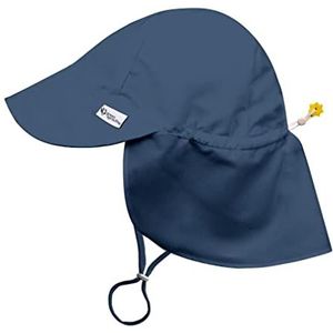 Green Sprouts - Eco zonnepetje UPF 50+ - marineblauw - 0-6m